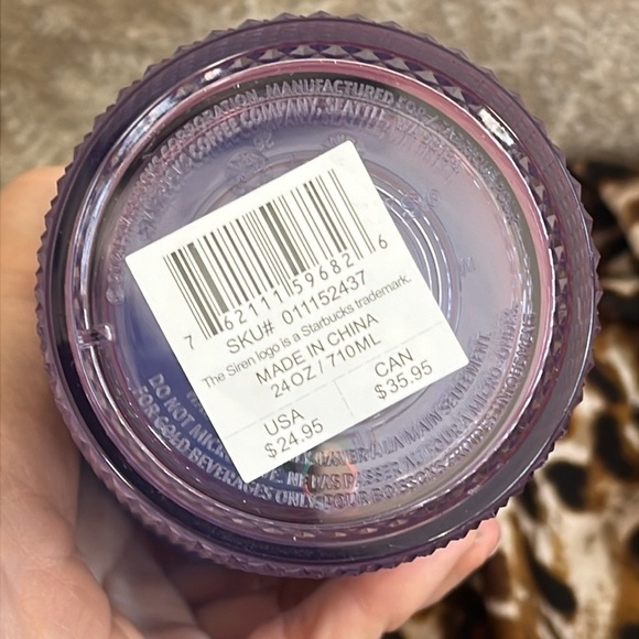 Brand New Starbucks x Sofie Birkin Iridescent Rainbow Studded 24oz Venti Tumbler - Picture 11 of 16
